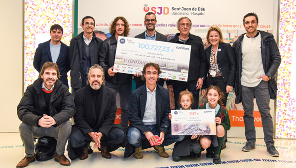 Torneos XAP entrega cheque solidario 2019