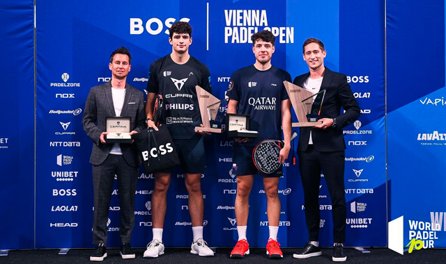 Entrega título final masculina Viena Open Coello y Tapia 2023