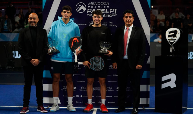 Entrega títulos Mendoza Premier Padel P1 agosto 2023