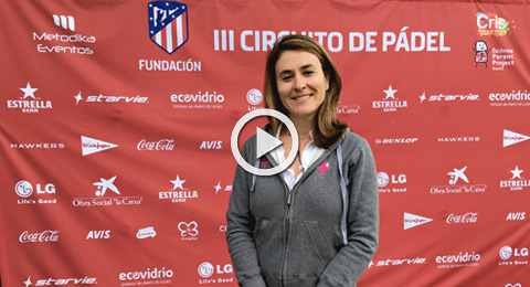 Vanessa Zamora: ''Este año, en el Circuito Fund. Atlético de Madrid queremos aumentar los apoyos a las causas benéficas''