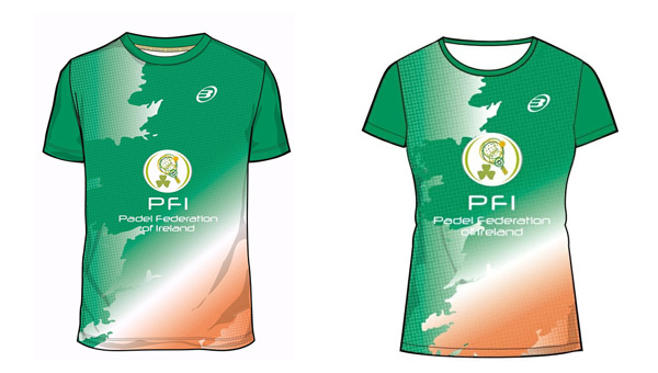 Equipaciones oficiales Irlanda pádel