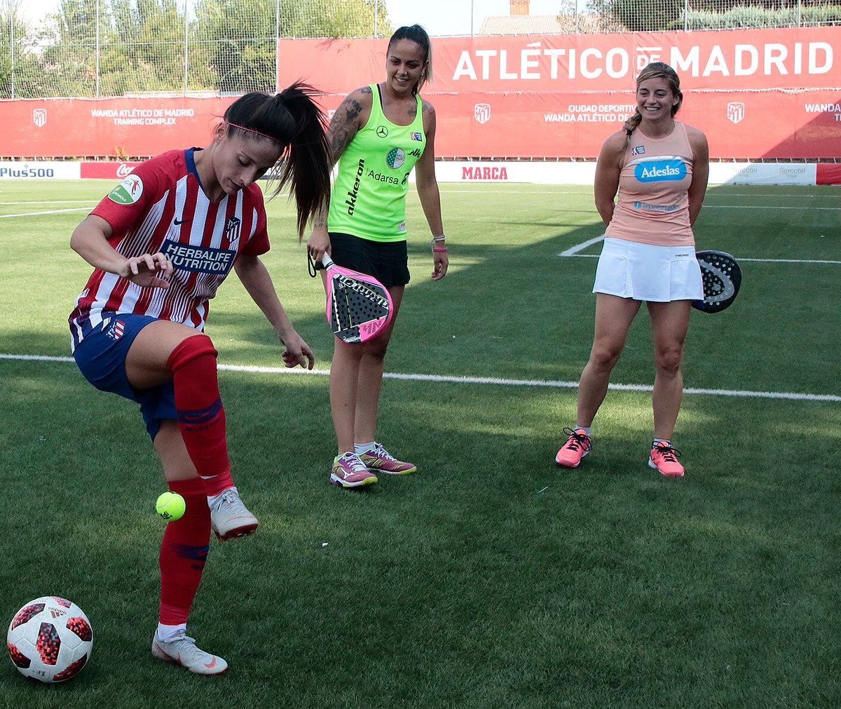 Equipo Atletico femenino promoción Wopen jugadoras WPT