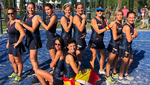 Equipo femenino españa mundial veteranos 2018