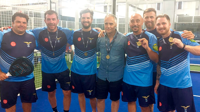 Equipo Lazio padel victoria Copa Regional Italia