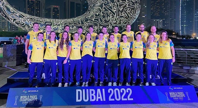 Equipo femenino Brasil Mundial Pádel 2022