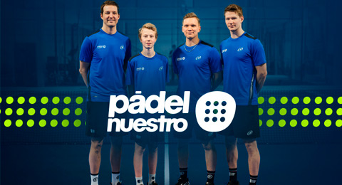 Padel Nuestro pisa fuerte en Finlandia presentando su primer equipo de competición