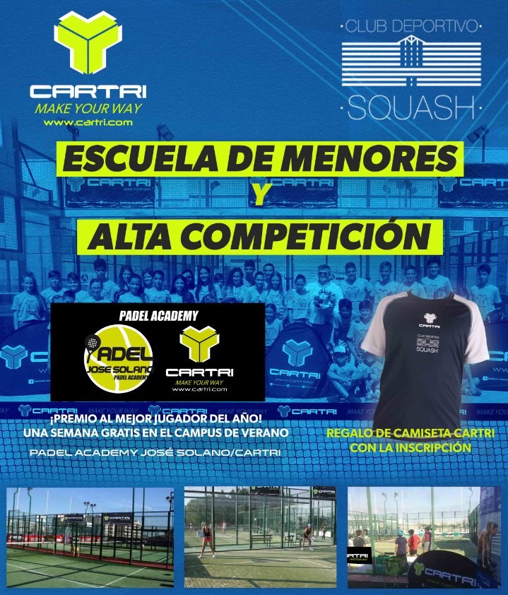 Academia de Menores Cartri Centro Deportivo Squash