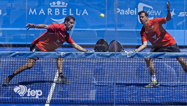 Juan Martín Díaz y Paquito Navarro partido final Europeo Marbella