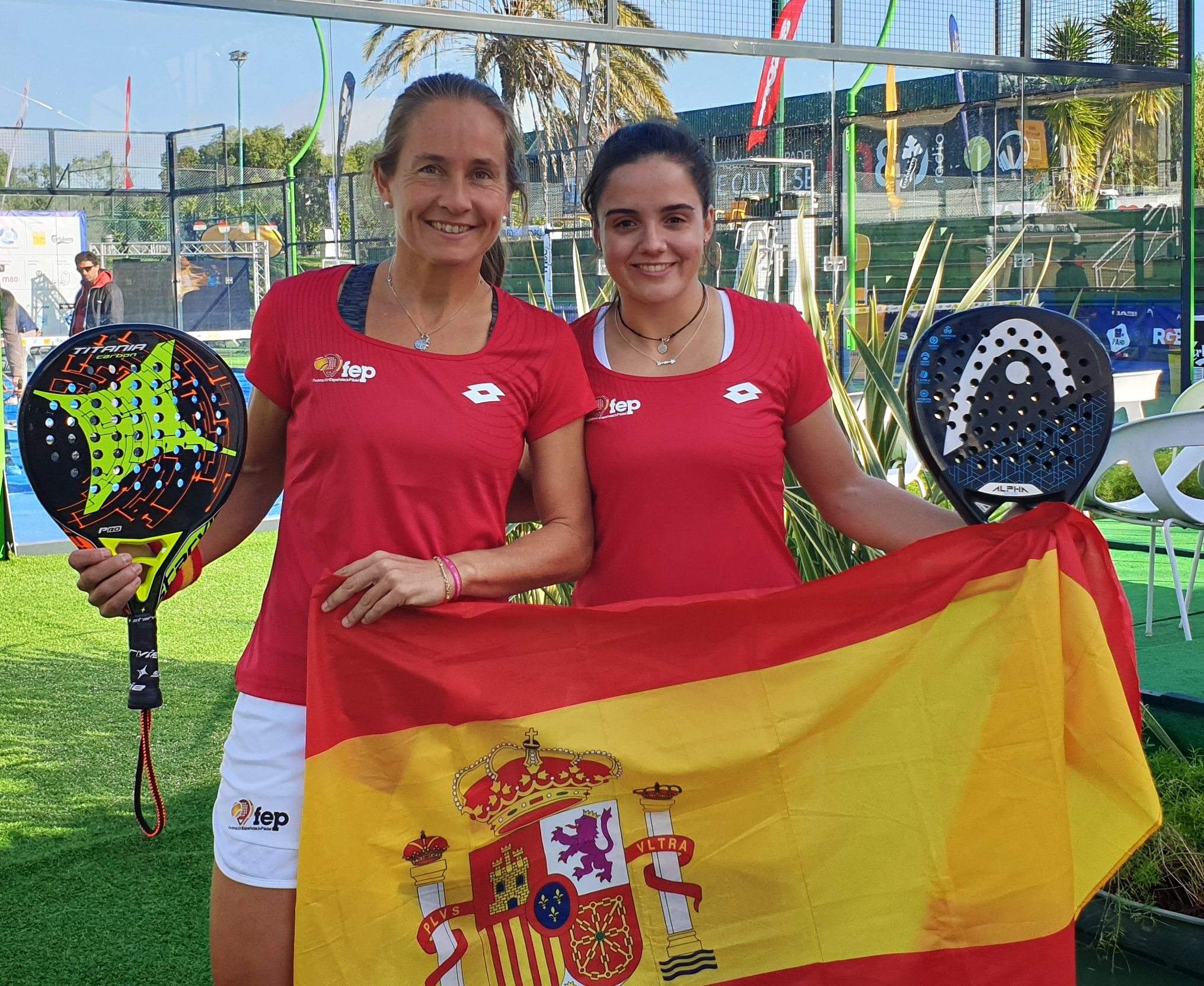 Paula Josemaría y Carolina Navarro europeo Portugal semis 2019 