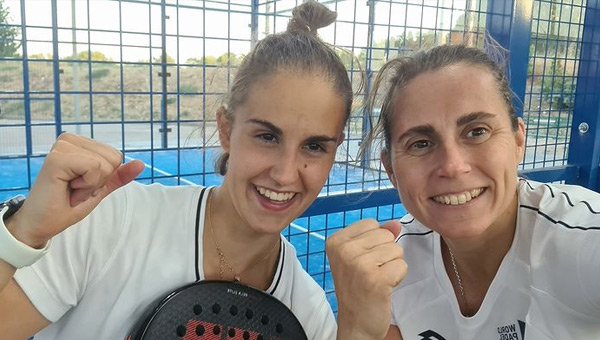 Esther Carnicero y Cecilia Reiter cuadro final Lerma Challenger