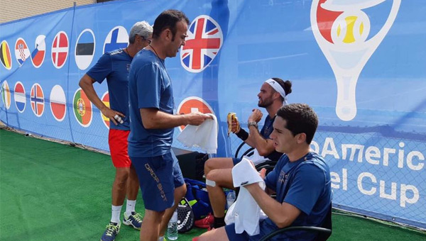 Willy Lahoz en la EuroAmerica Padel Cup