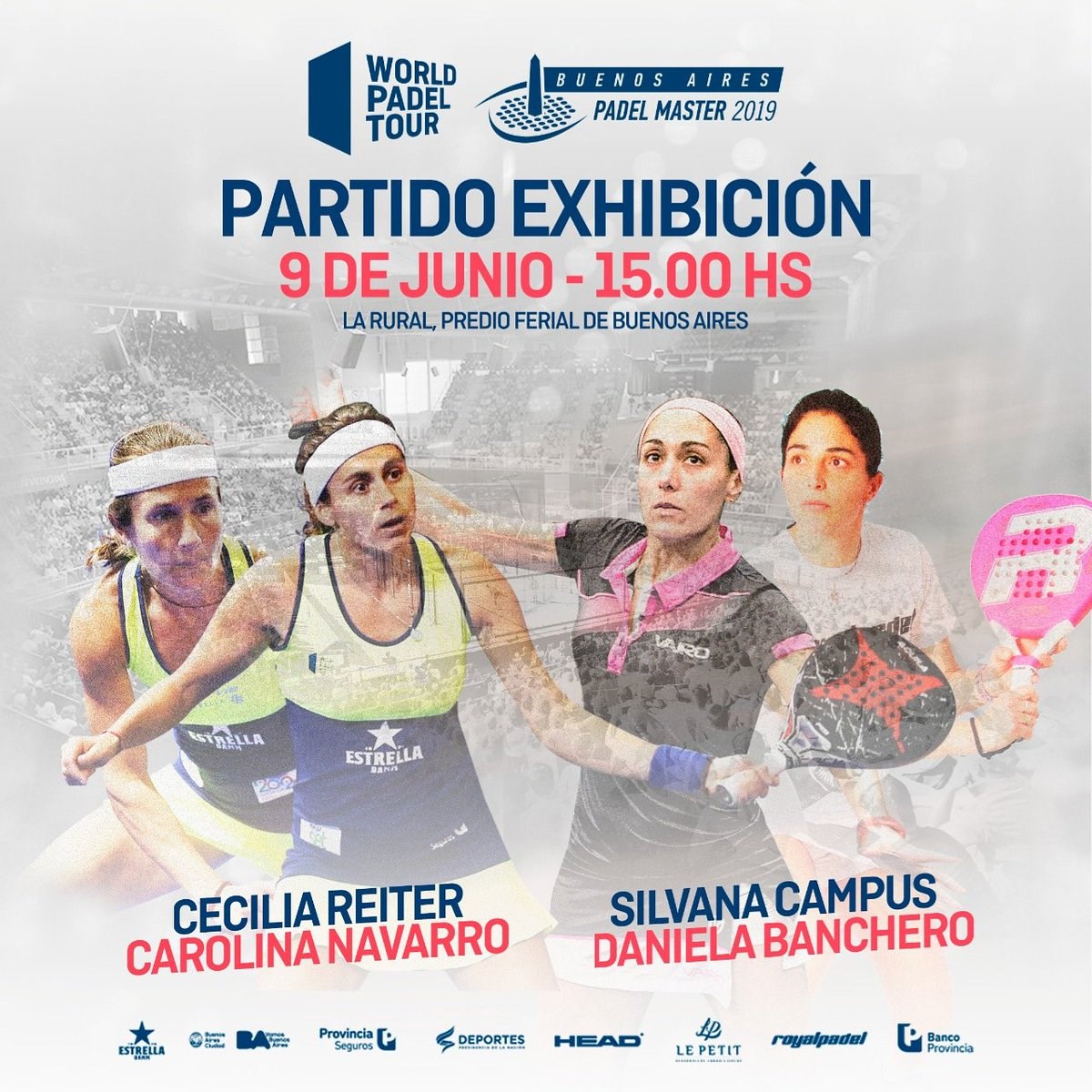 Exhibición Buenos Aires Padel Master femenina