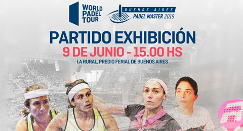 Exhibición de categoría en el Buenos Aires Padel Masters