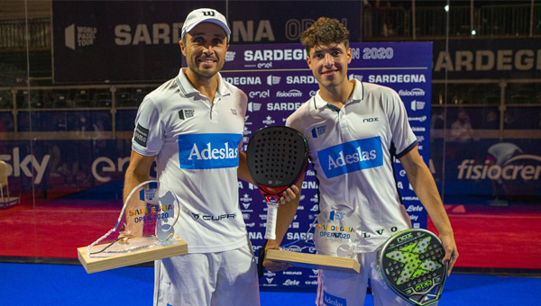 Título Bela y Tapia Cerdeña Open 2020