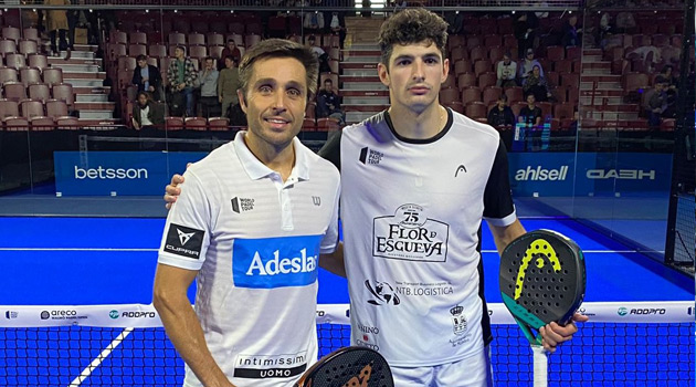 Fernando Belasteguín y Arturo Coello octavos de final Malmo Open 2021