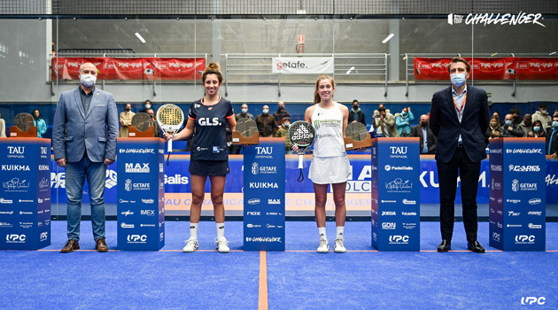 Entrega título Marta Ortega y Bea González Getafe Challenger