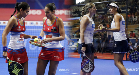 Final de kilates entre cuatro campeonas de gran pádel