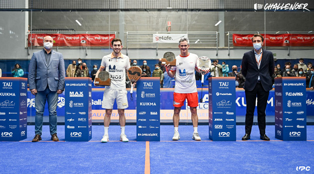 Entrega premios final masculina Getafe Challenger chicos 2022