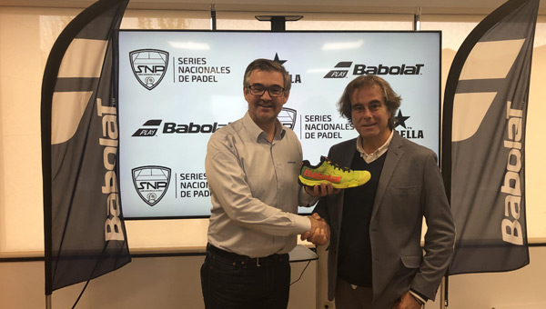 Firma acuerdo Babolat y Series Nacionales de Pádel