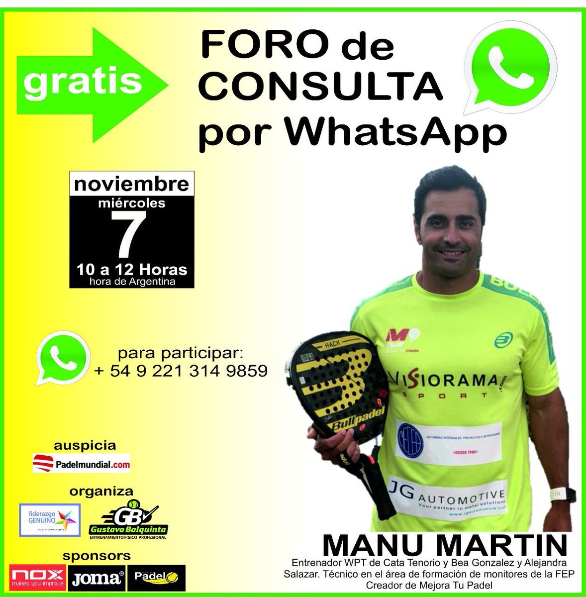 Manu Martín foro whatsapp