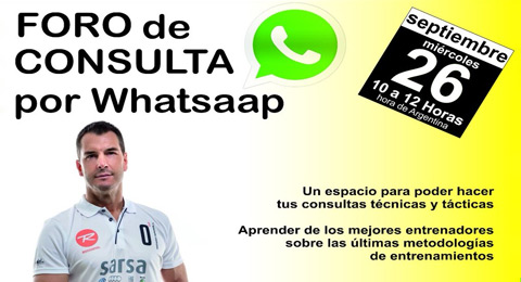 Nuevo foro de whatsapp gracias al 'profe' Balquinta