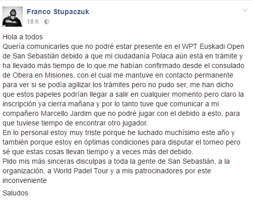 Comunicado Franco