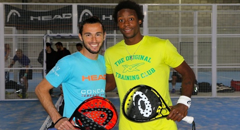 Gael Monfils coge la pala y debuta con grandes sensaciones