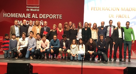 El pádel tuvo un papel destacado en la Gala del Deporte de Madrid