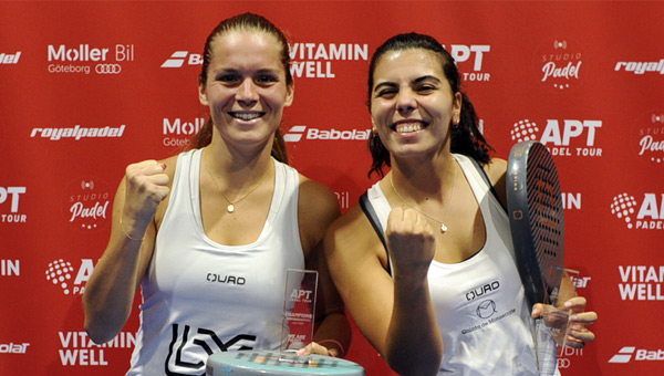 Filipa Mendonça y Catarina Vilela ganadoras Suecia APT Padel Tour