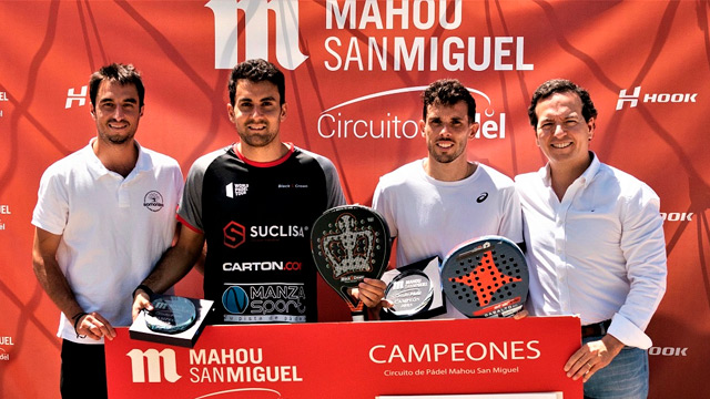 Campeones categoría masculina Circuito mahou San miguel CD Somontes