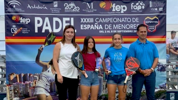 Podio ganadores Cto España menores chicas