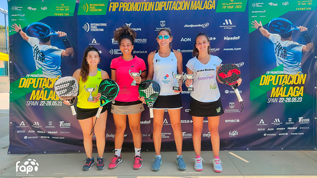 Lorena vano y Lorena Alonso victoria FIP Málaga