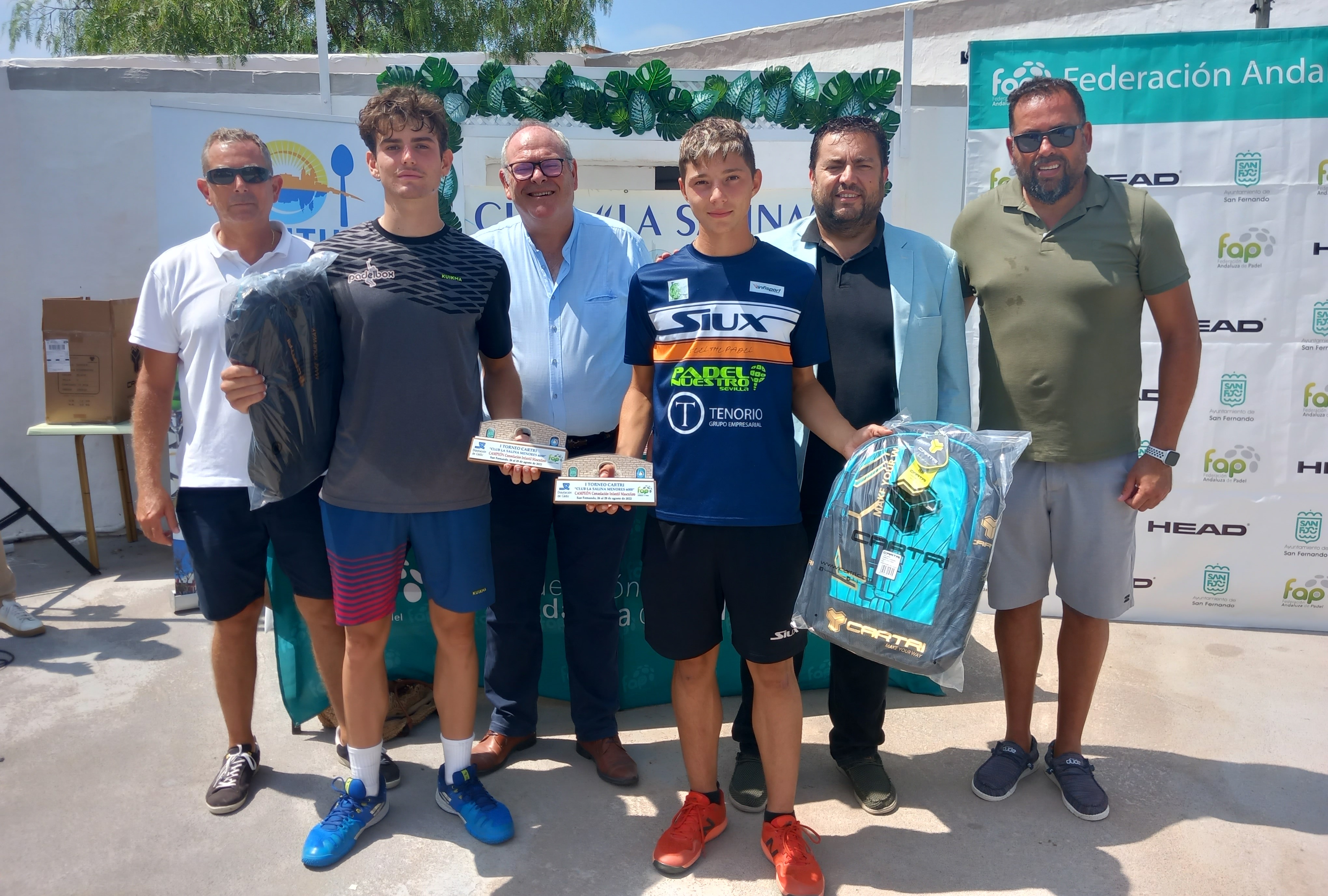 Ganadores  I Torneo Cartri Club La Salina Menores 6.000