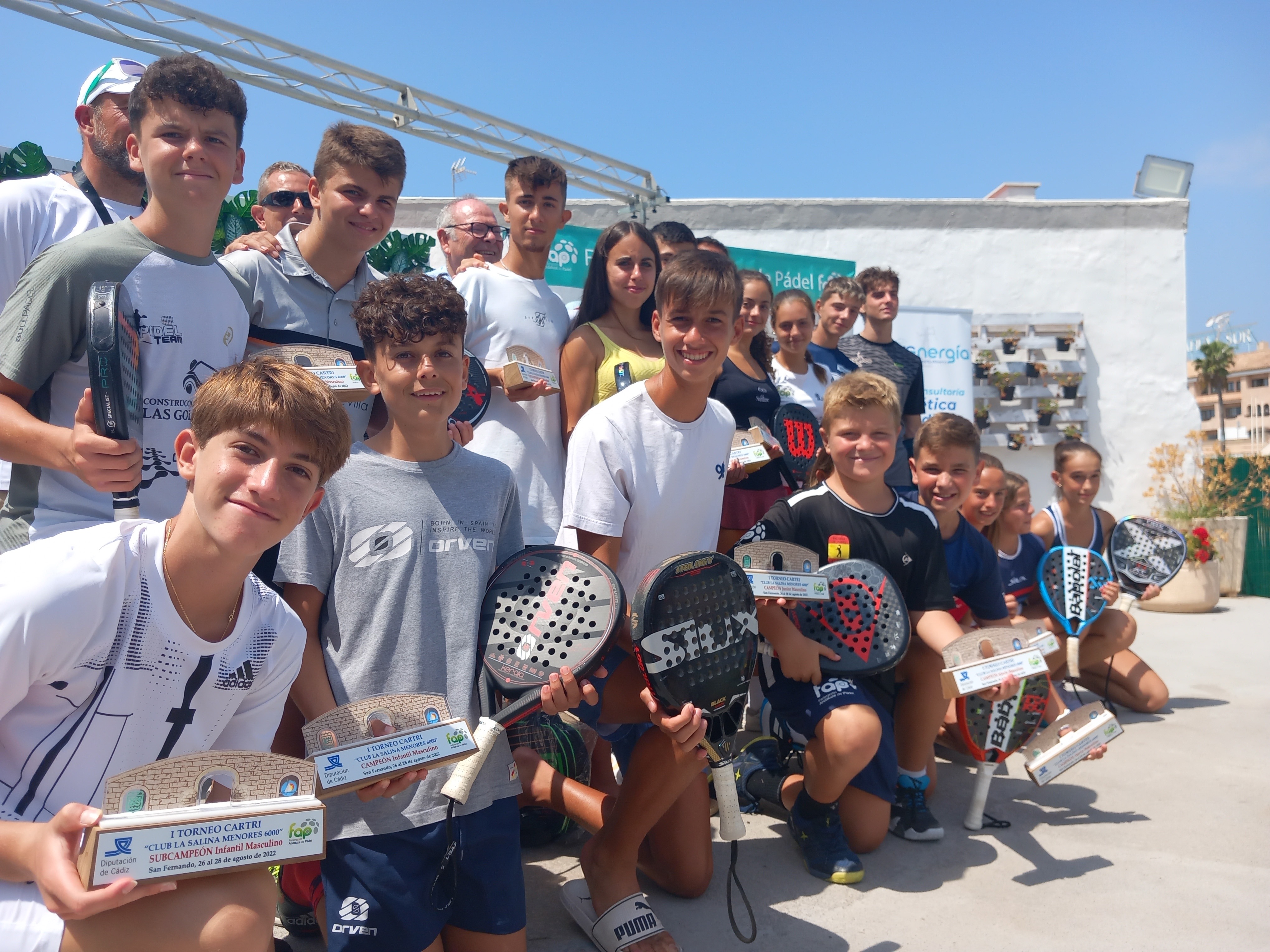 Foto equipo Ganadores  I Torneo Cartri Club La Salina Menores 6.000