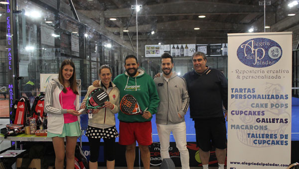 Ganadores mixto torneo padelgon madrid febrero 2018