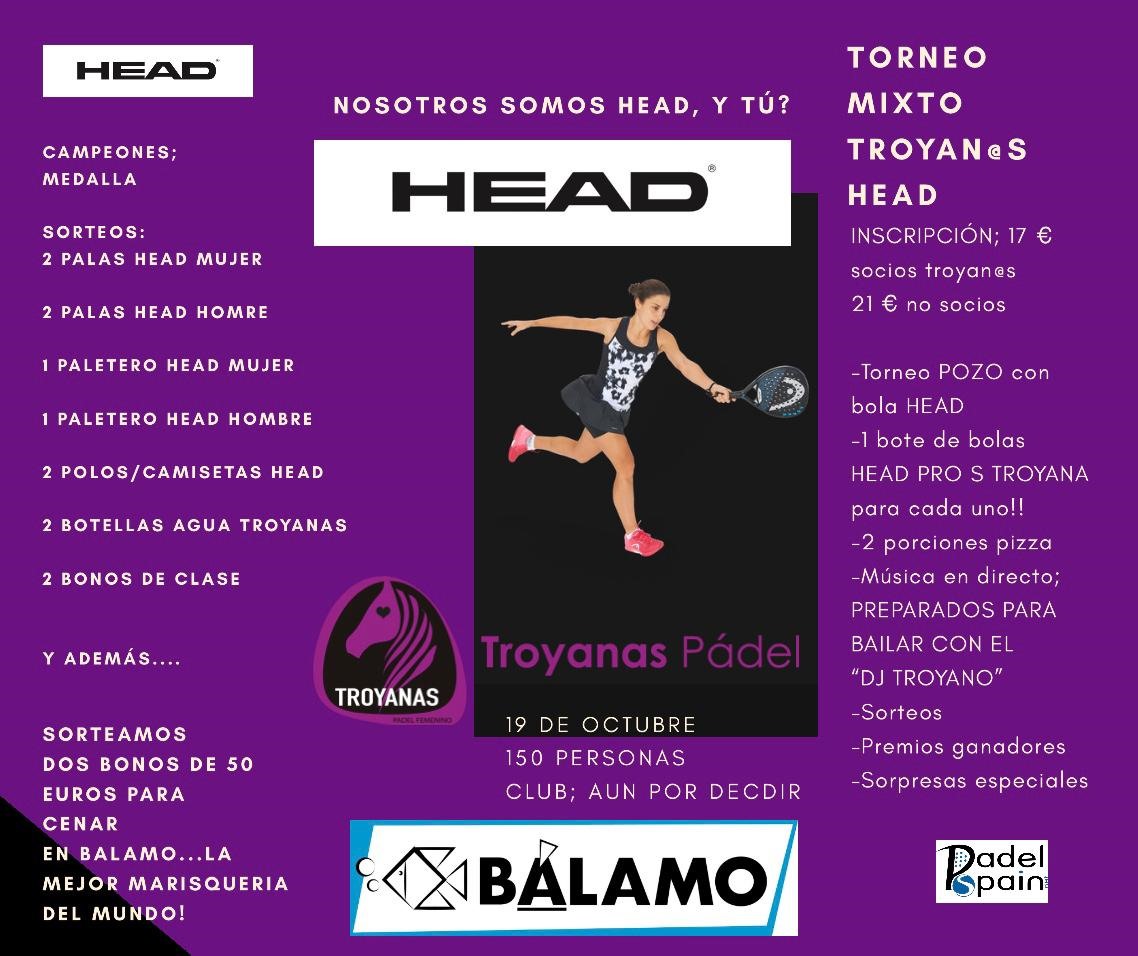 Torneo mixto Troyanas HEAD PAdel