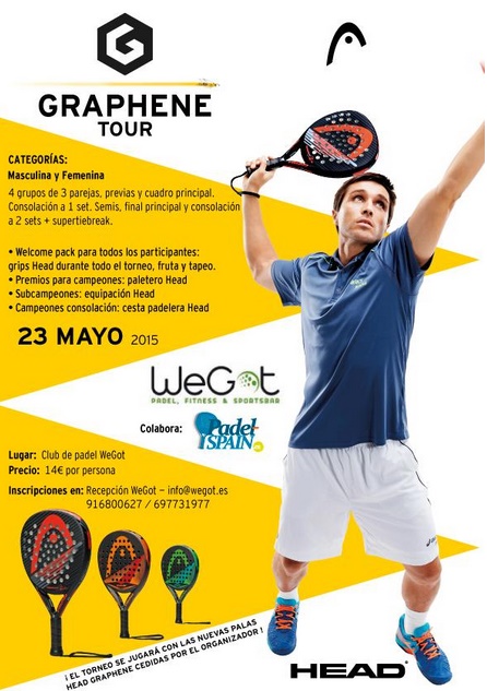 Nueva cita del HEAD Graphene Tour