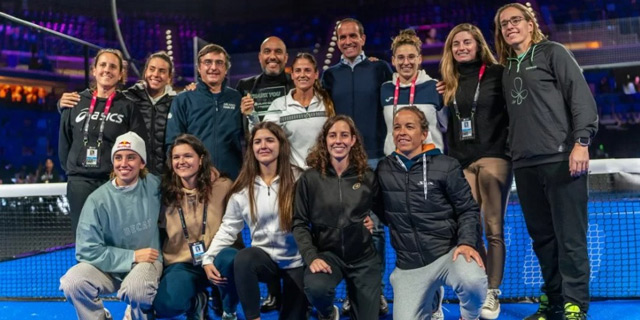 Despedida Mari carmen Villalba Premier Padel Milán