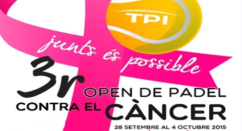 Día grande de pádel solidario en la final del III Open Contra el Cáncer