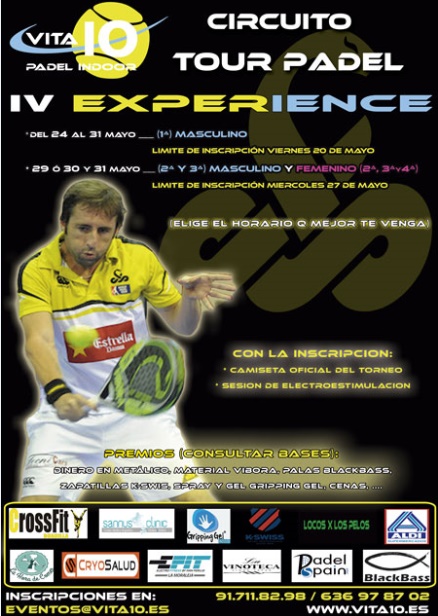 IV parada del Circuito Padel Experiencie: más premios y mucho pádel