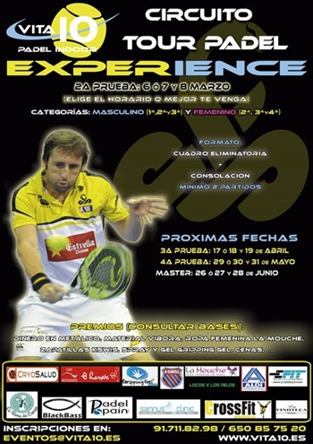 Segunda cita del Circuito Tour Padel Experience