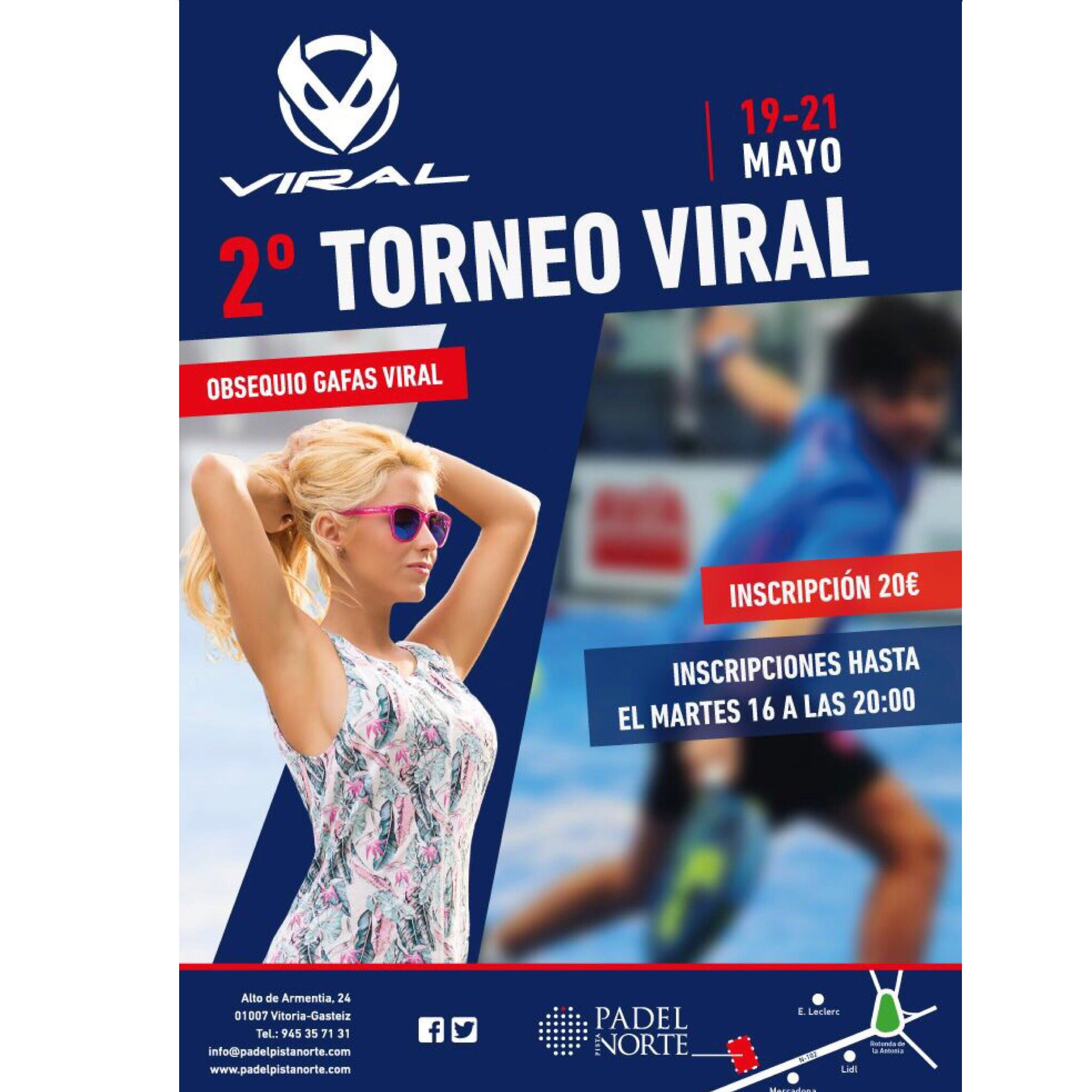 Cartel del torneo viral