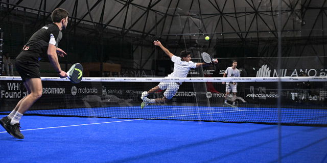 Ignacio Piotto primer día cuadro final Milan premier Padel 2023