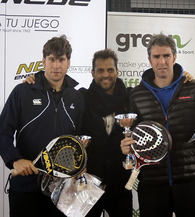 Ignacio González y Raúl Díaz, ganadores del Open Enebe Green Padel