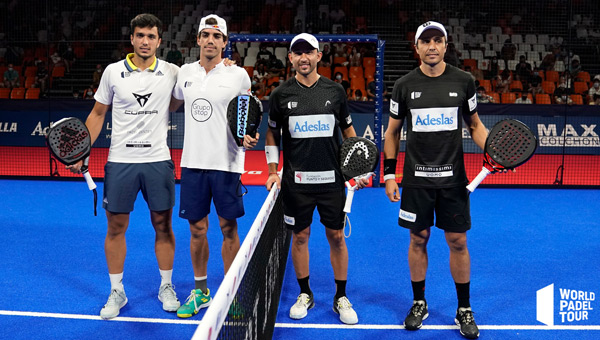 Final Alejandro Galán y Juan Lebrón contra Fernando Belasteguín y 'Sanyo' Gutiérrez