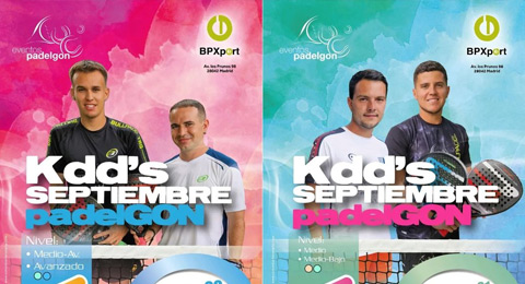 Comienzan las kedadas de Eventos PadelGon: doble sesión para iniciar septiembre