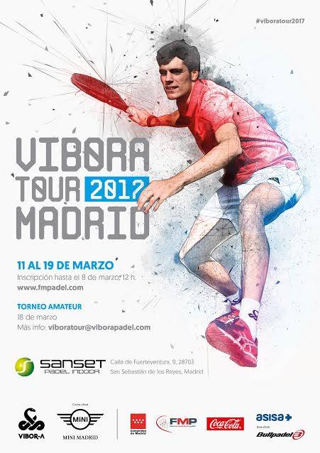 Cartel vibora tour madrid sanset