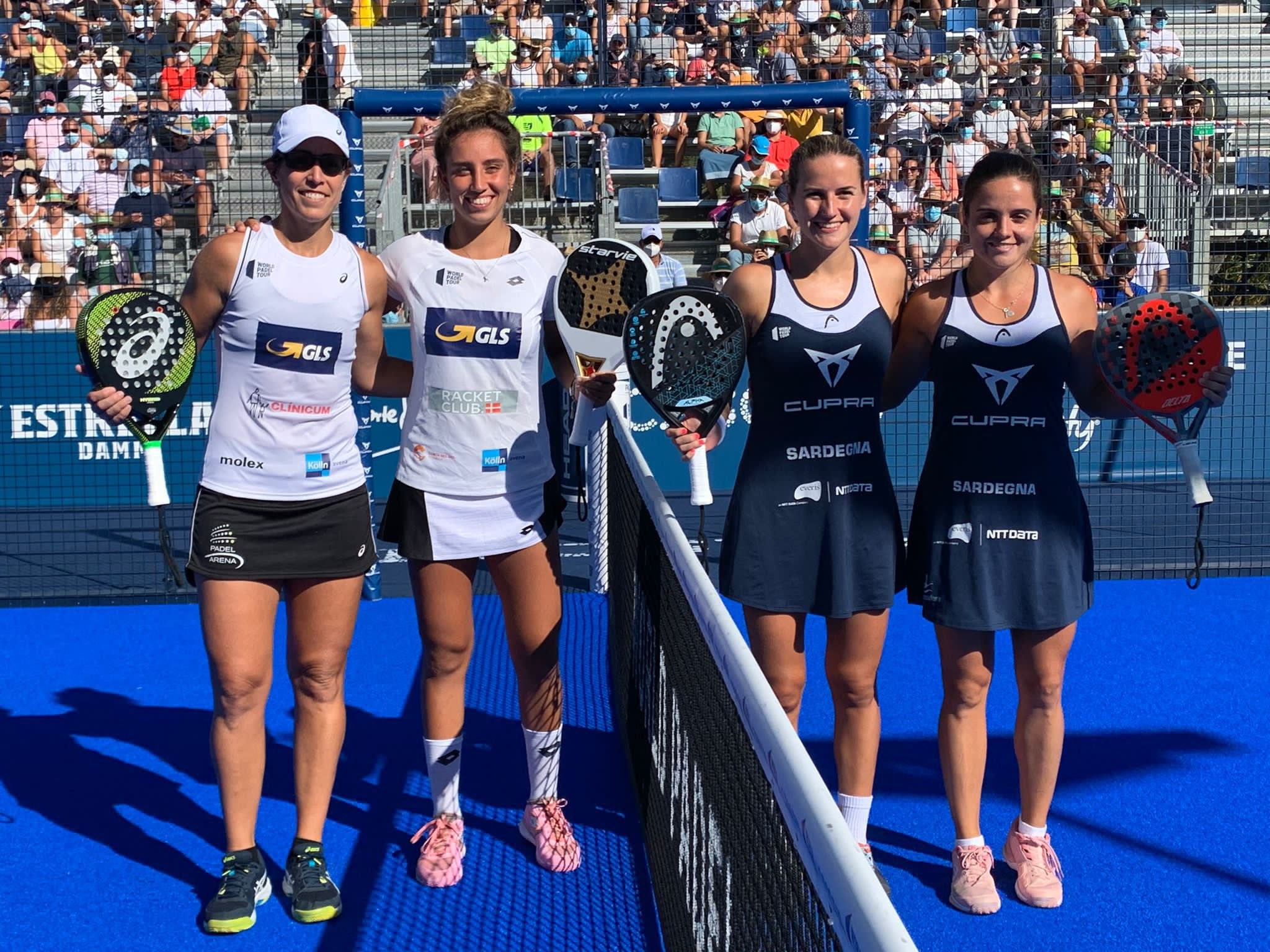 Inicio semifinal Ari Sánchez y Paula Josemaría Cascais Master 2021