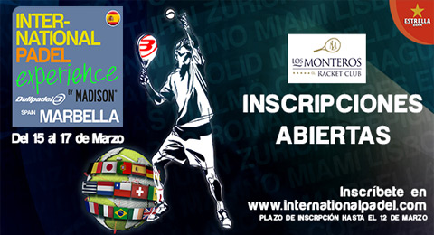 Abiertas las inscripciones para el primer torneo IPE de la temporada