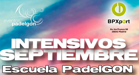 Volvemos de vacaciones y para coger ritmo...llega el curso intensivo de Eventos Padelgon